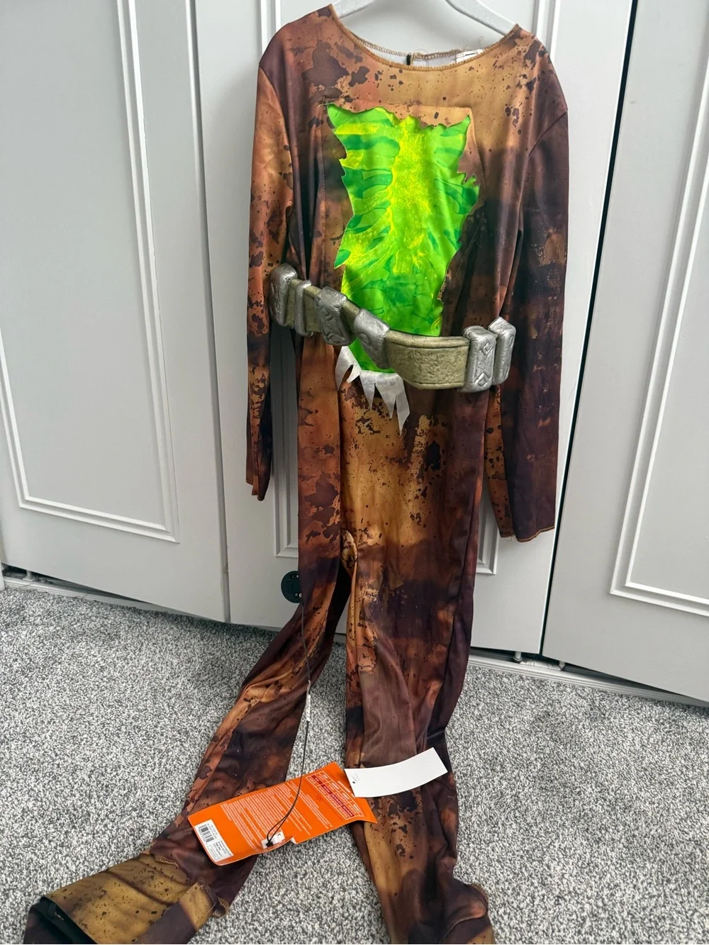 Kids Glow-Up Mutant Costume - Green & Brown